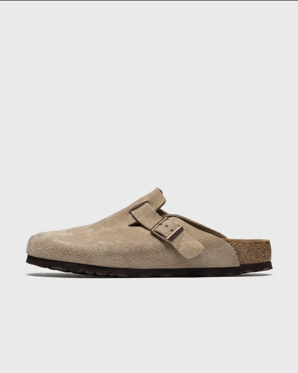 Boston Birks Suede slippers - Taupe