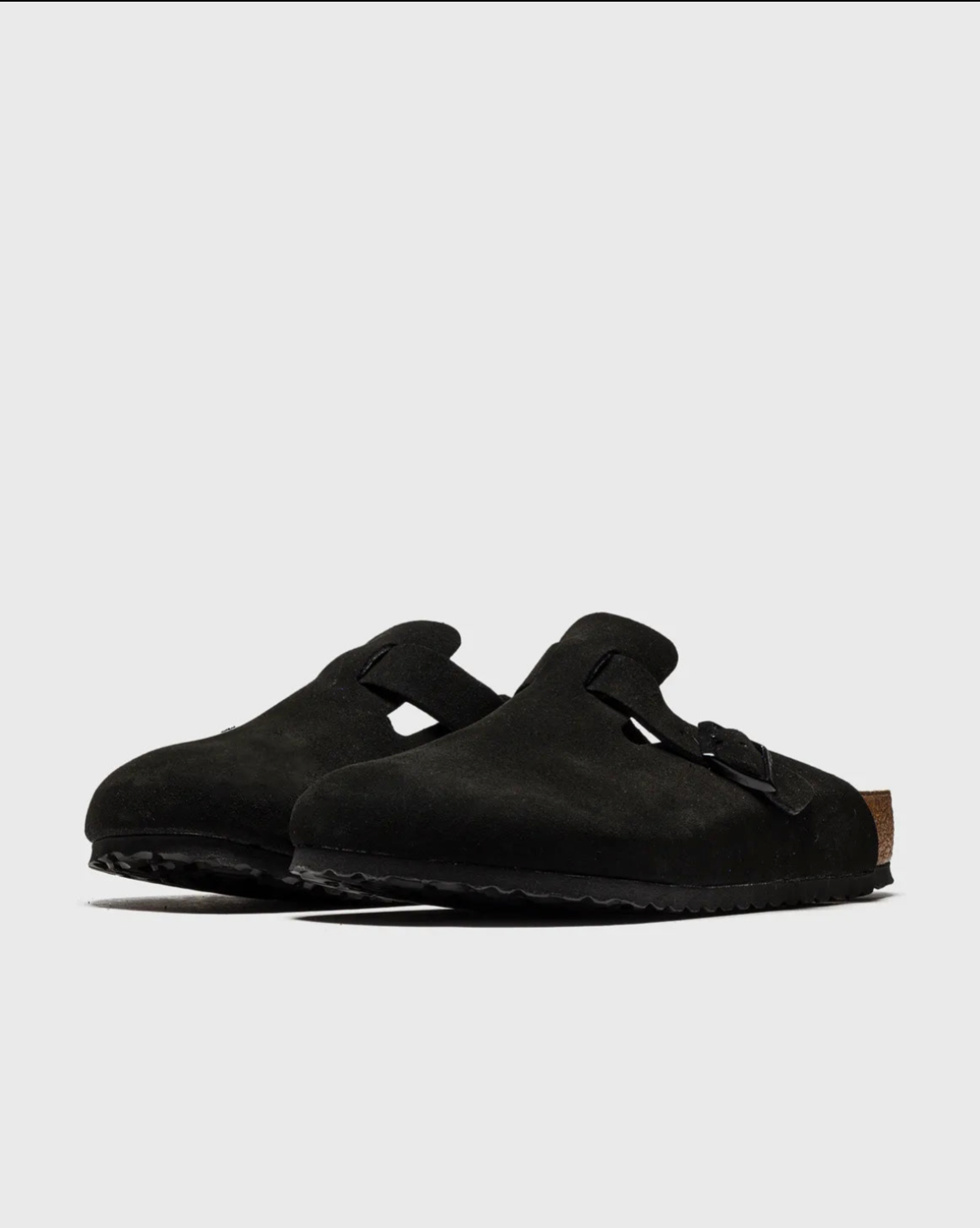 Boston Birks Suede slippers - Taupe