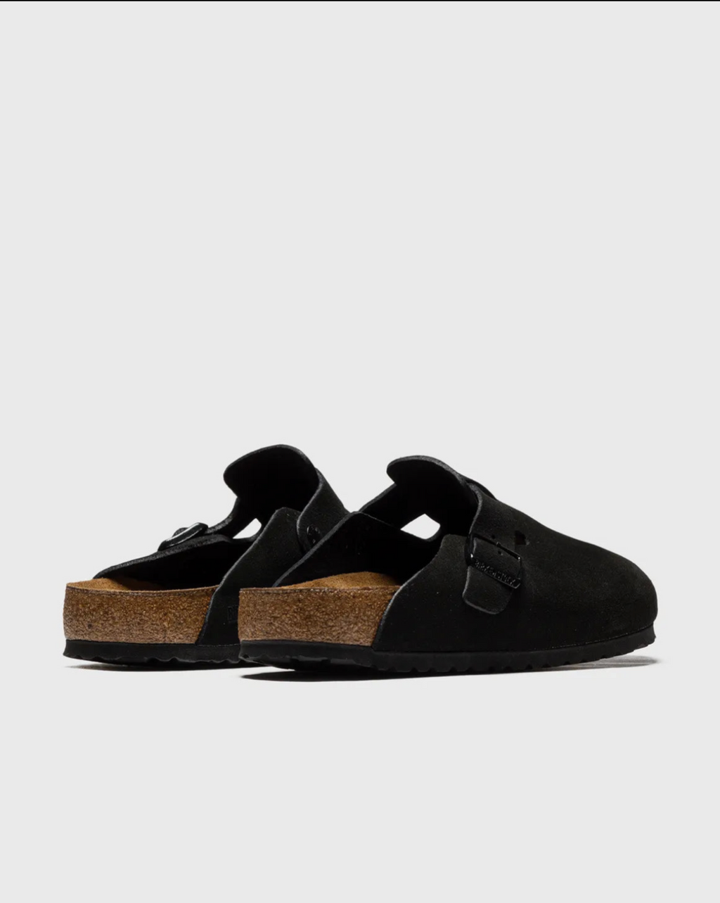 Boston Birks Suede slippers - Taupe
